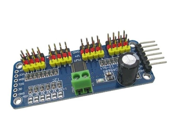 16 Kanal PWM-Servomotortreiber fr Arduino Raspberry Pi unter Motoren & Servos > Motorsteuerung