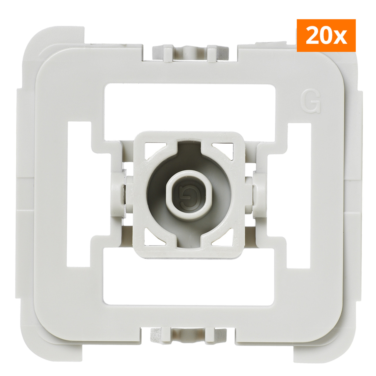 20er-Set Installationsadapter f黵 Schalter Gira 55- f黵 Smart Home - Hausautomation