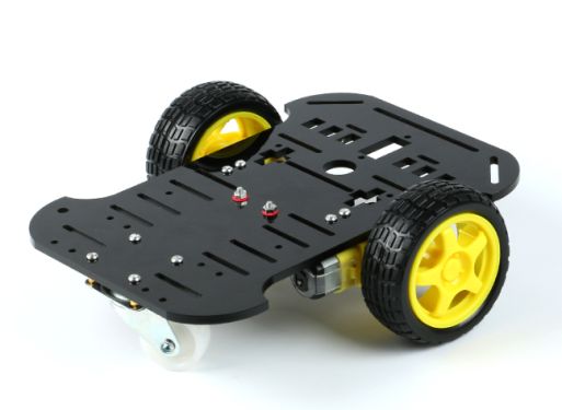 2WD Smart Car Chassis Plattform für Arduino Roboter (schwarz) unter Bausätze > Robotik-Bausätze