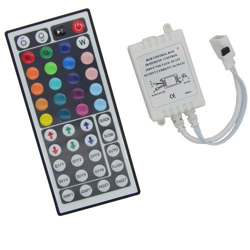 44 Tasten IR Control Box für RGB LED Strips mit Fernbedienung unter LED-Technik > LED-Zubehör > Steuergeräte