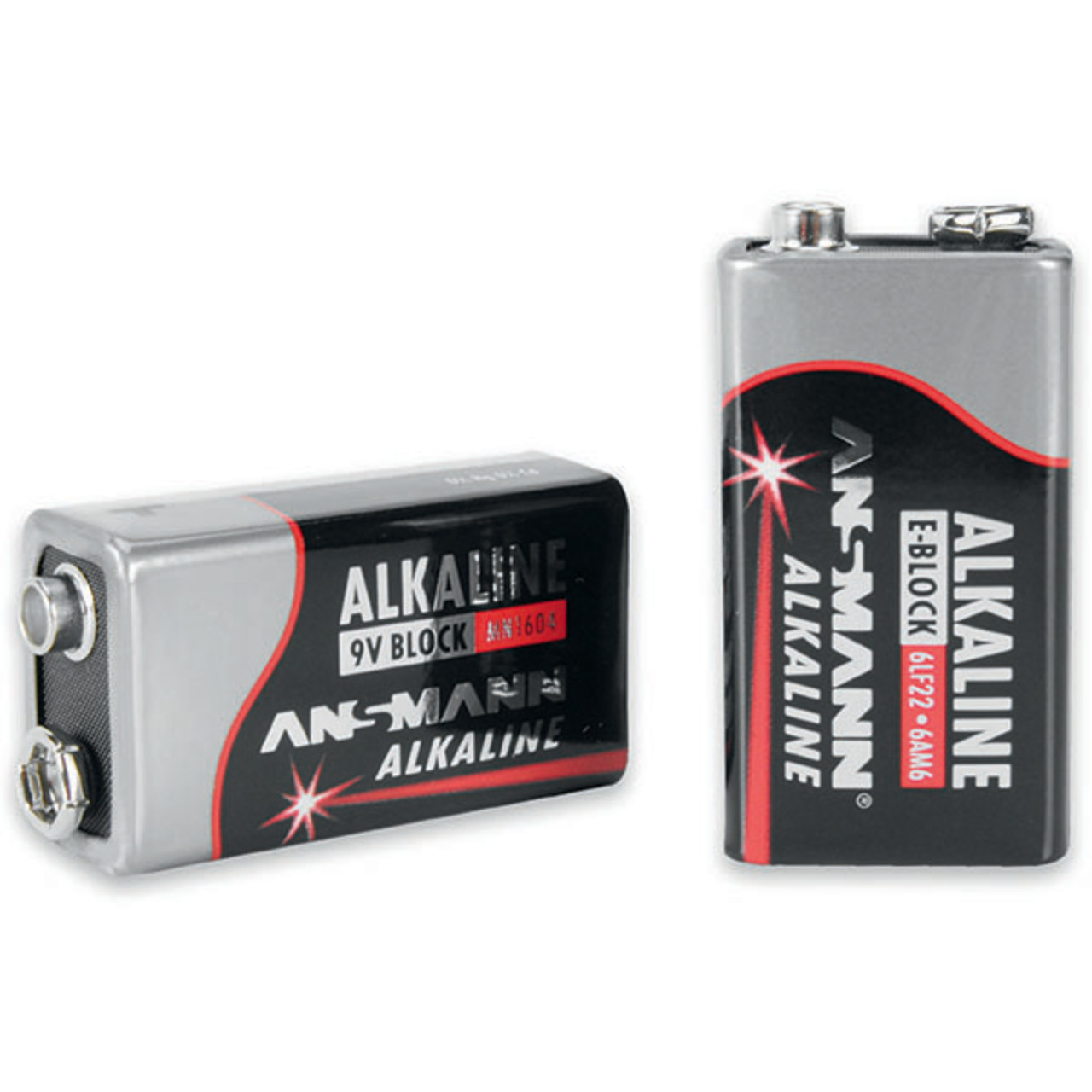 Ansmann Alkaline Batterie 9-V-Block- 1er Pack
