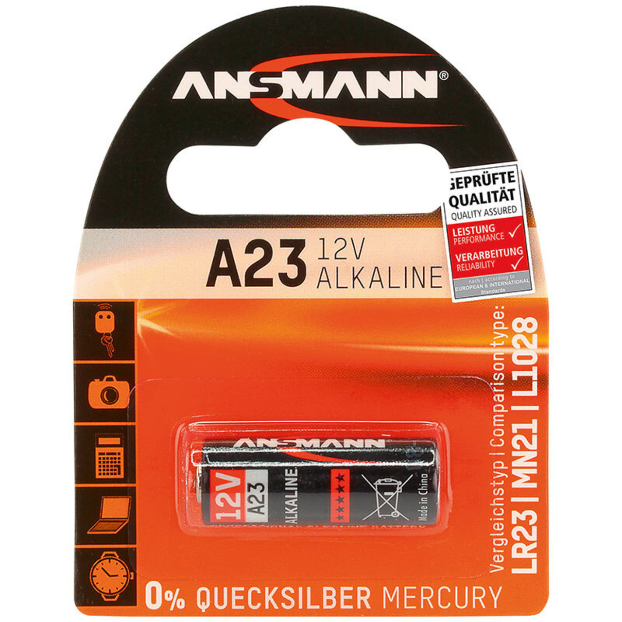 Ansmann Alkaline-Batterie Typ 23A- 12 V