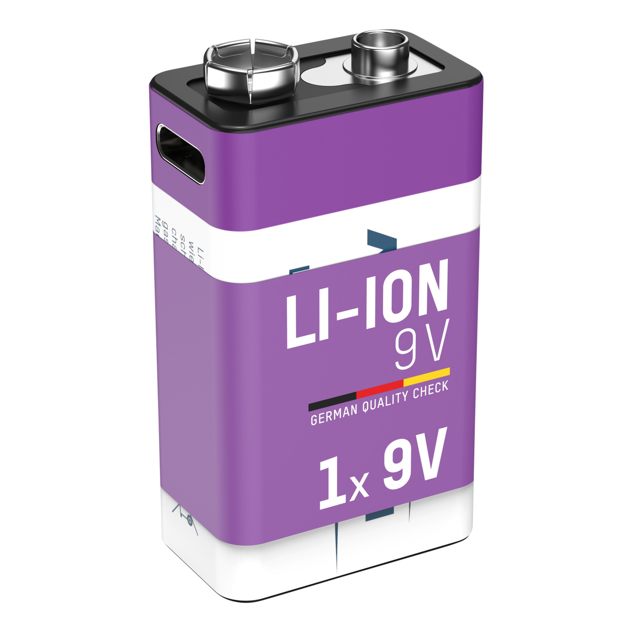 Ansmann Li-Ion Akku 9 V E-Block mit USB-C-Ladebuchse- 9 V- 340 mAh unter Stromversorgung