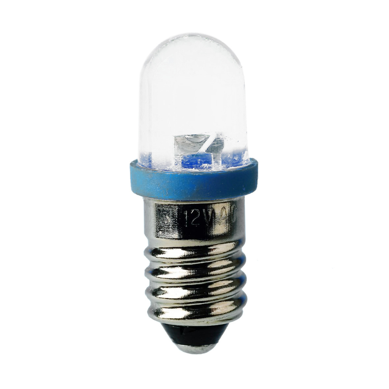 Barthelme LED-Lampe E10 mit Brückengleichrichter- 10 x 28 mm- 230 V- rot
