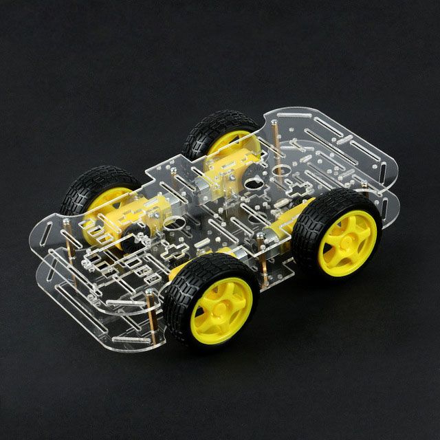Bausatz: 4WD Smart Car Chassis  für Roboter unter Bausätze > Robotik-Bausätze