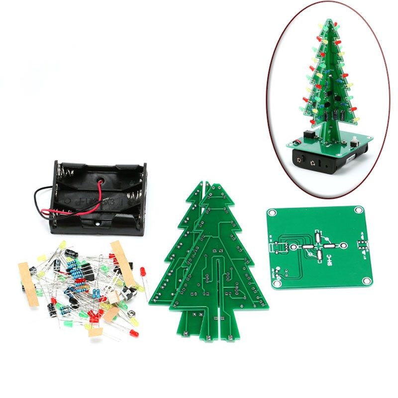 Bausatz: Dreidimensionaler LED-Weihnachtsbaum unter Baustze > Elektronik-Baustze