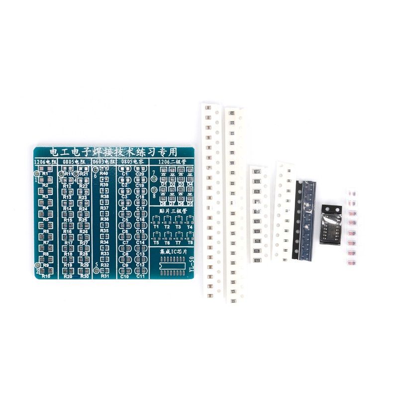 Bausatz: SMD bungsplatine zum Lten unter Baustze > Elektronik-Baustze