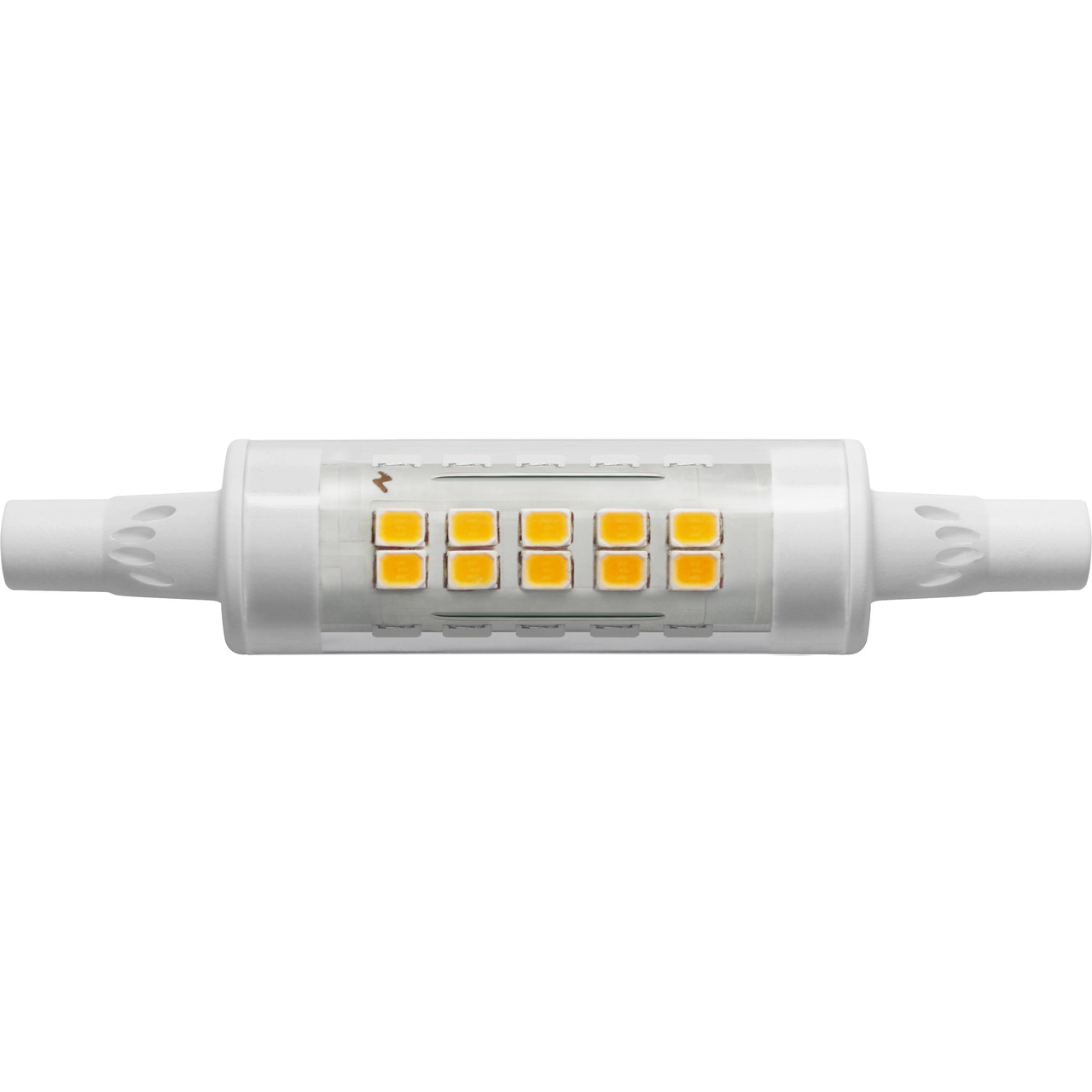 Blulaxa 4-9-W-LED-Lampe- R7s- 700 lm- warmweiss- 3000 K- 142 lm-W- schmale Bauform- - 16 mm unter Beleuchtung