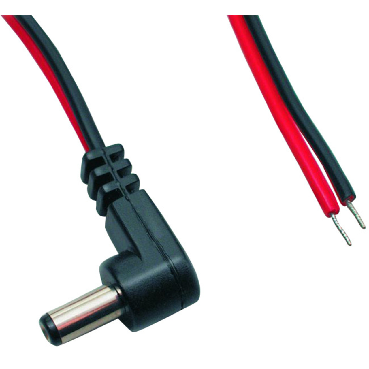 DC-Kabel 2 x 0-4 mm- mit DC-Winkelhohlstecker 2-1-5-5-9-5 mm- 2 m- rot-schwarz