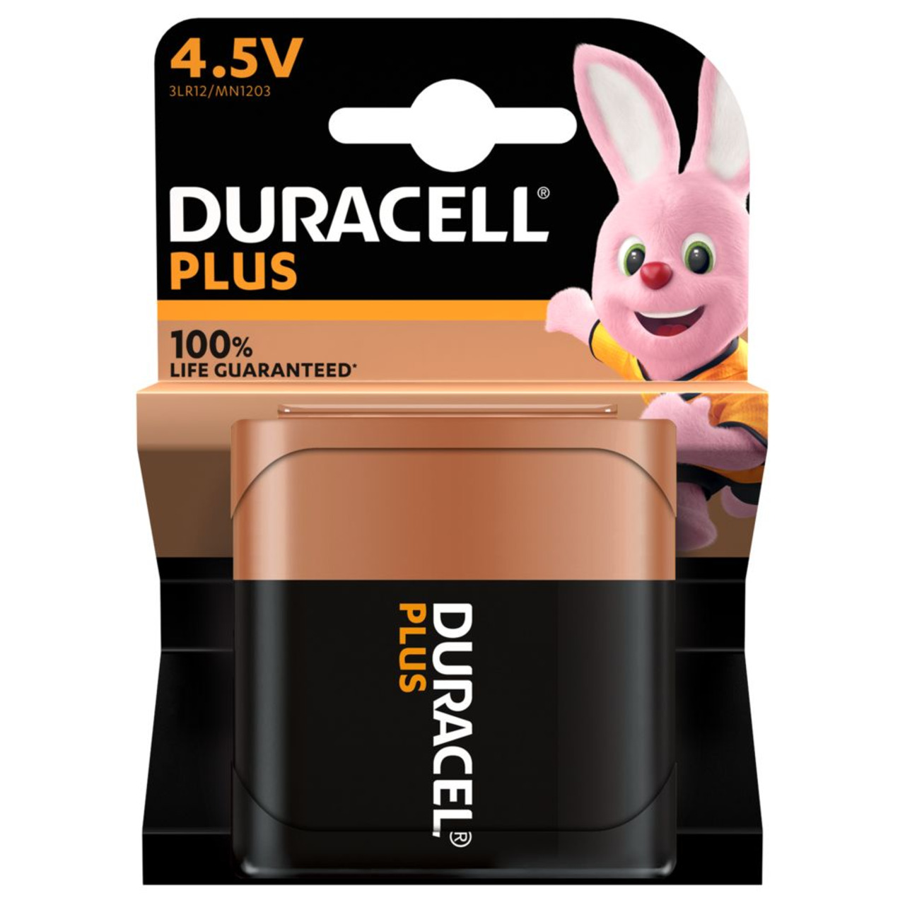 Duracell Plus Alkaline-Batterie 4-5 V-3LR12- 4-5 V