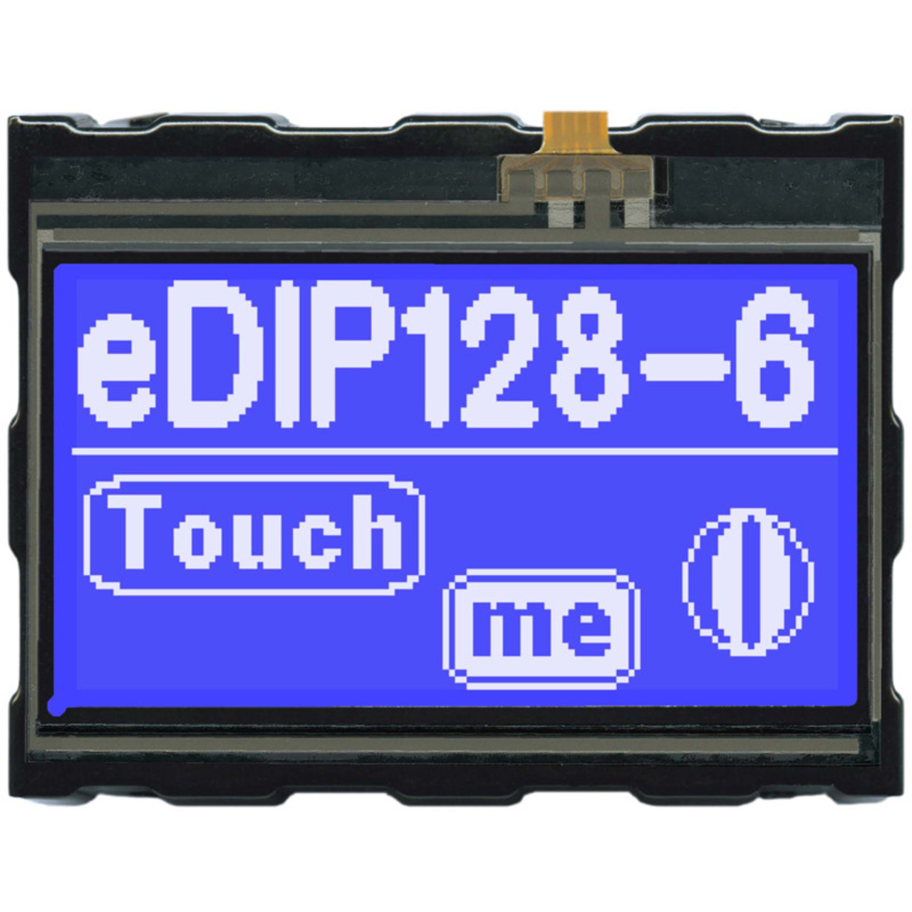 Electronic Assembly LCD-Bedieneinheit mit Touch EA eDIP128B-6LWTP 128x64 Pixel unter Komponenten