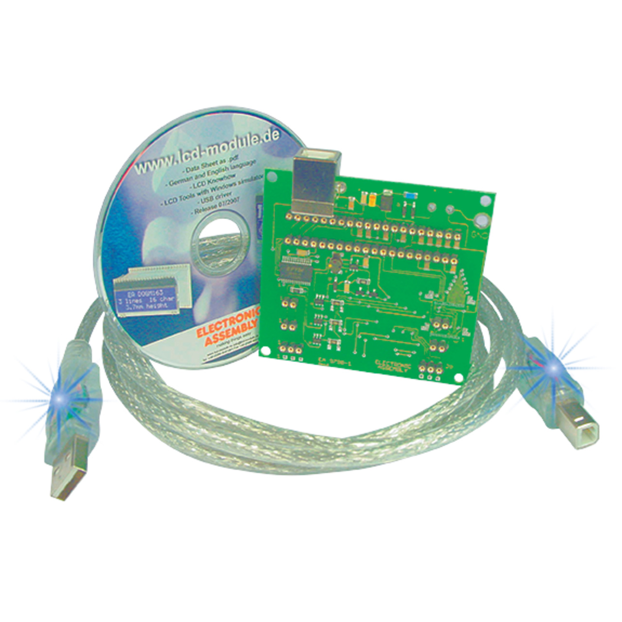 Electronic Assembly USB-Testboard für EA DOG-Serie unter Komponenten