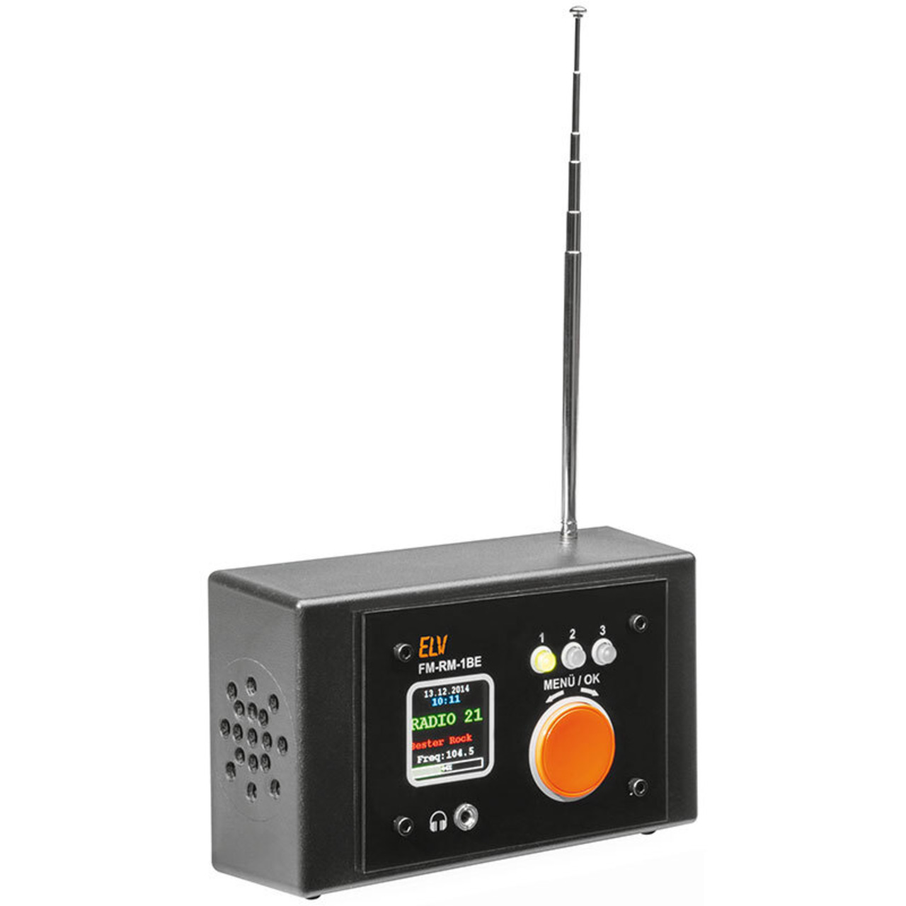 ELV Bausatz FM-Receiver Modul mit Si4705- FM-RM1 inkl- Bedien- und Anzeigeeinheit FM-RM1BE unter Bausätze