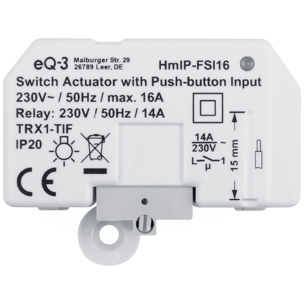 ELV Bausatz Homematic IP Schaltaktor mit Tastereingang (16 A) HmIP-FSI16- Unterputz unter Bausätze