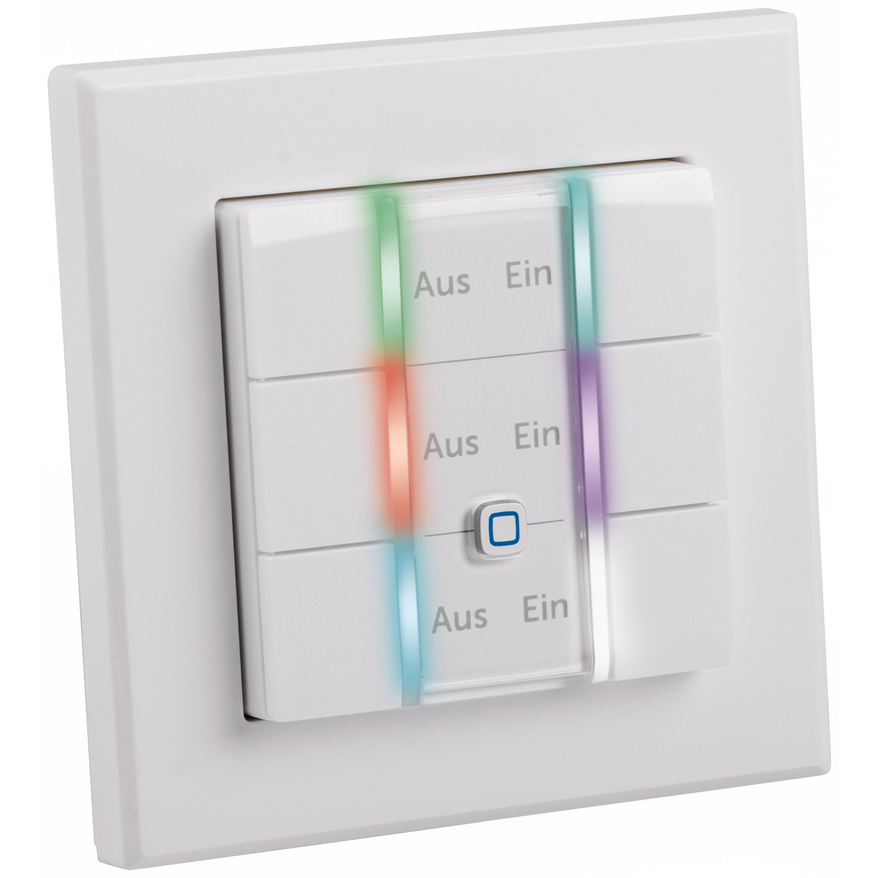ELV Bausatz Homematic IP Wired 6-fach Wandtaster HmIPW-WRC6- mit LEDs