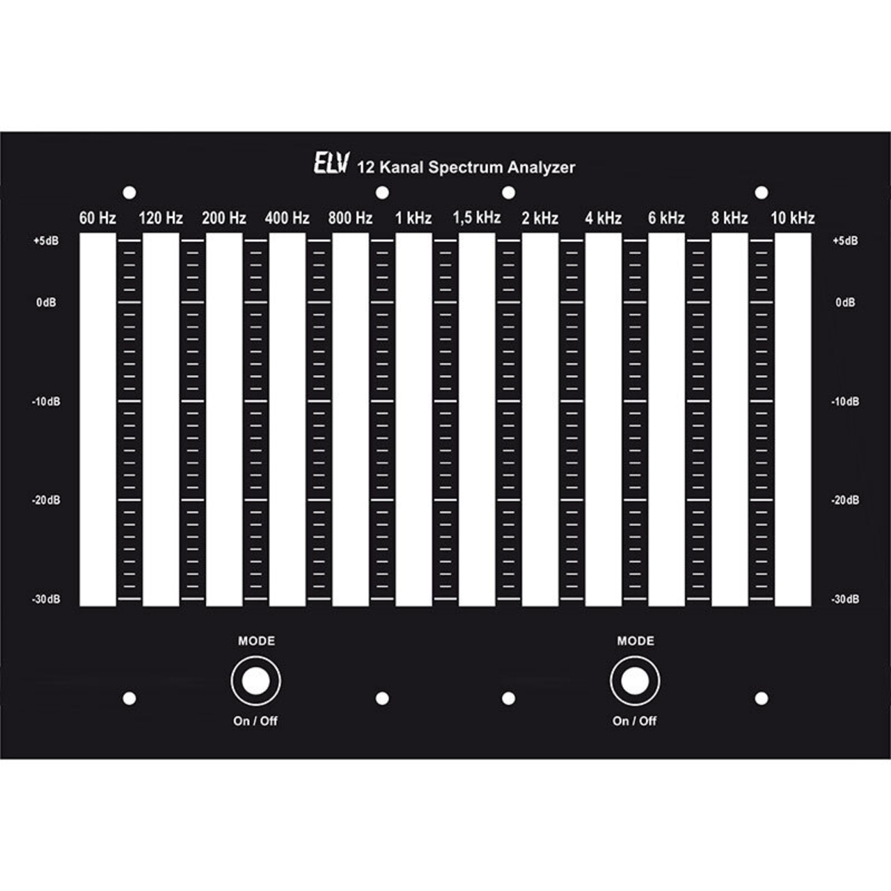 ELV Frontplatte für 12-Kanal-Version ASA6 unter Bausätze