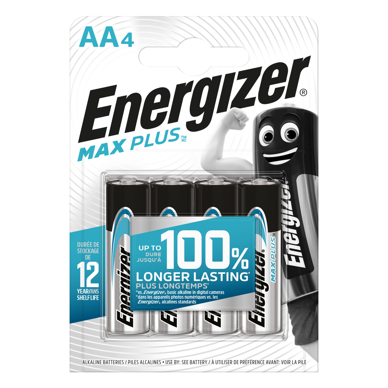 Energizer-Alkaline-Batterien Max Plus Mignon (AA)- 4 Stück unter Stromversorgung