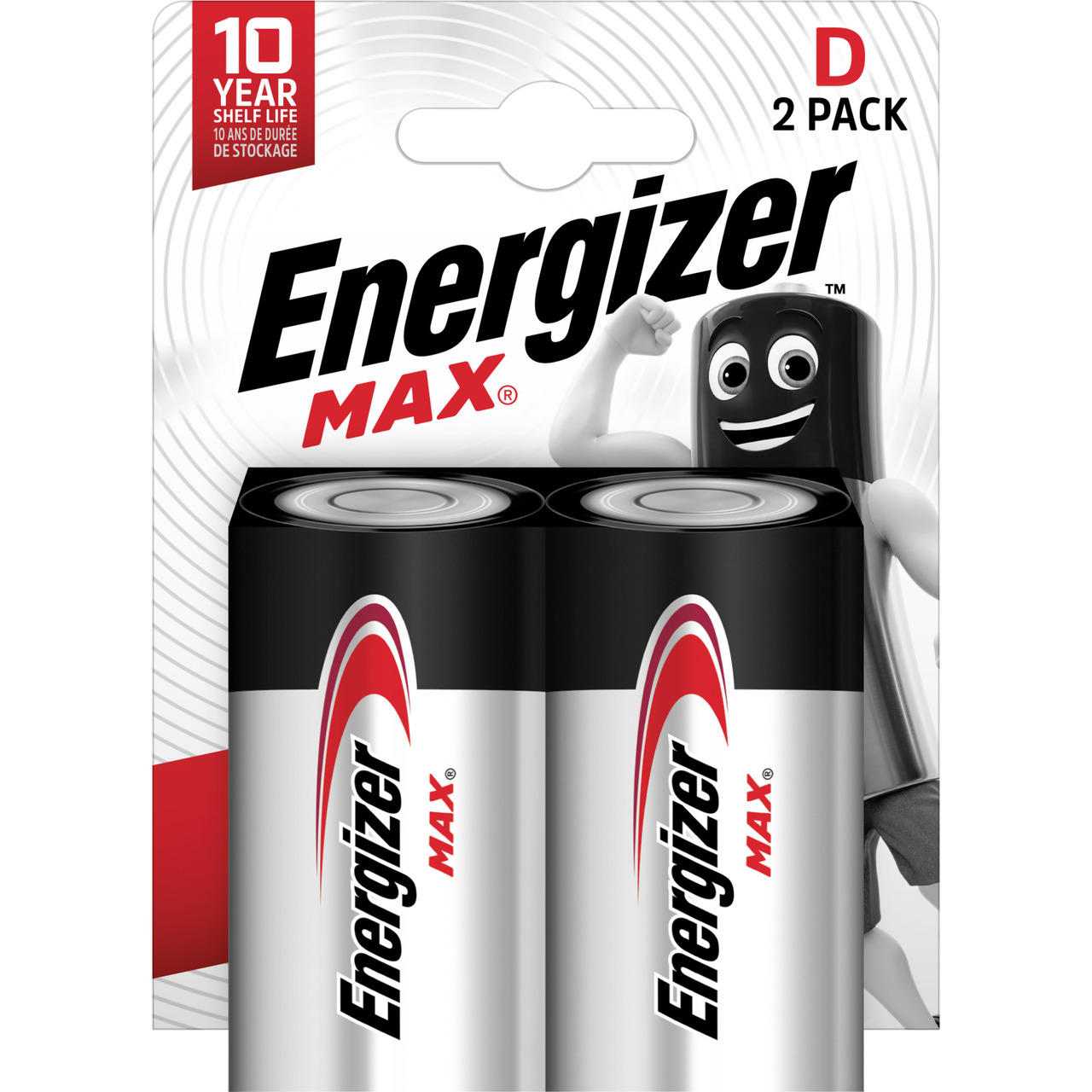 Energizer Max Alkaline Batterie Mono D- 2er-Pack