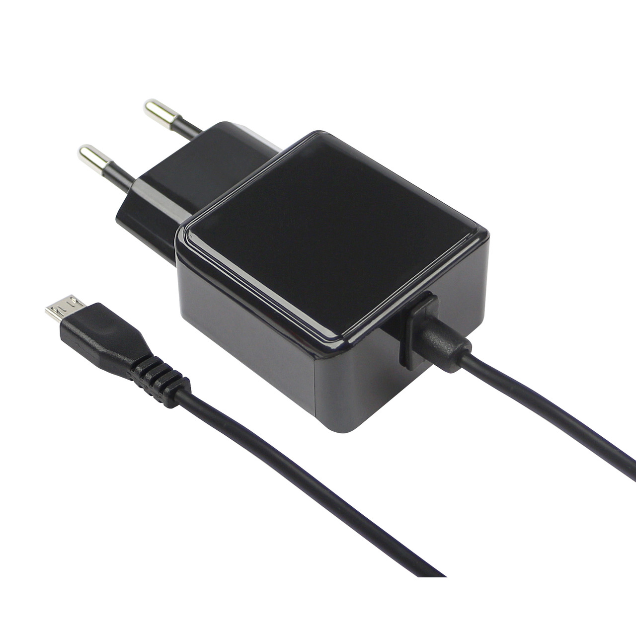 Fontastic Micro-USB-Netzteil (5 V-3-1 A) f黵 Raspberry Pi 1- 2- 3 (Raspberry Pi 4 mit Typ-C-Adapter)