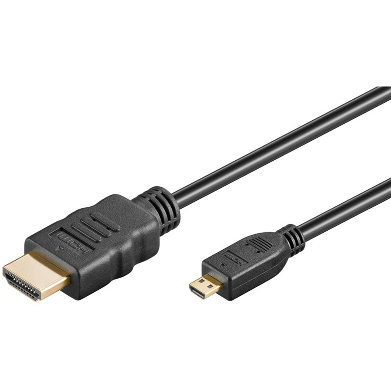 goobay HDMI-Kabel (High Speed)- HDMI-Stecker (Typ A) auf Micro-HDMI-Stecker (Typ D)- 3 m unter Multimedia