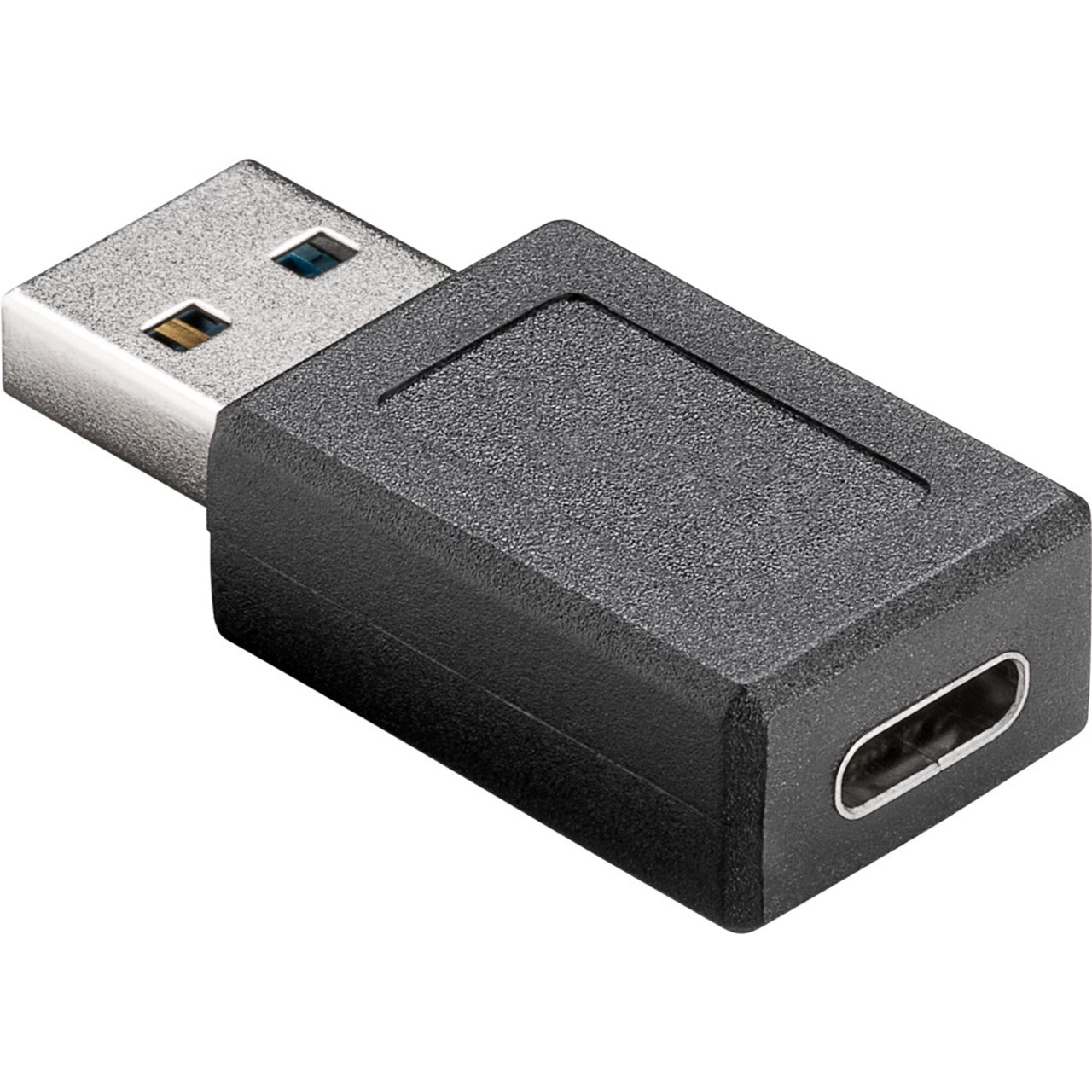 goobay USB-C-Buchse auf USB-A-3-0-Stecker- schwarz
