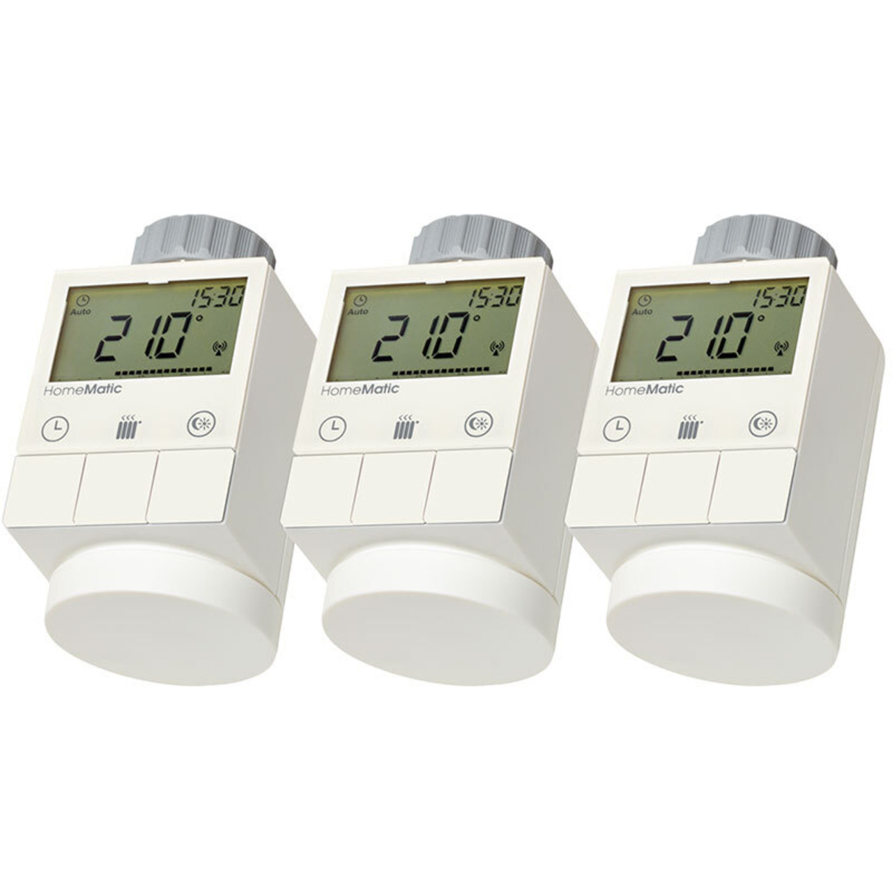 Homematic 3er Set Funk-Heizkörperthermostat HM-CC-RT-DN für Smart Home - Hausautomation unter Hausautomation