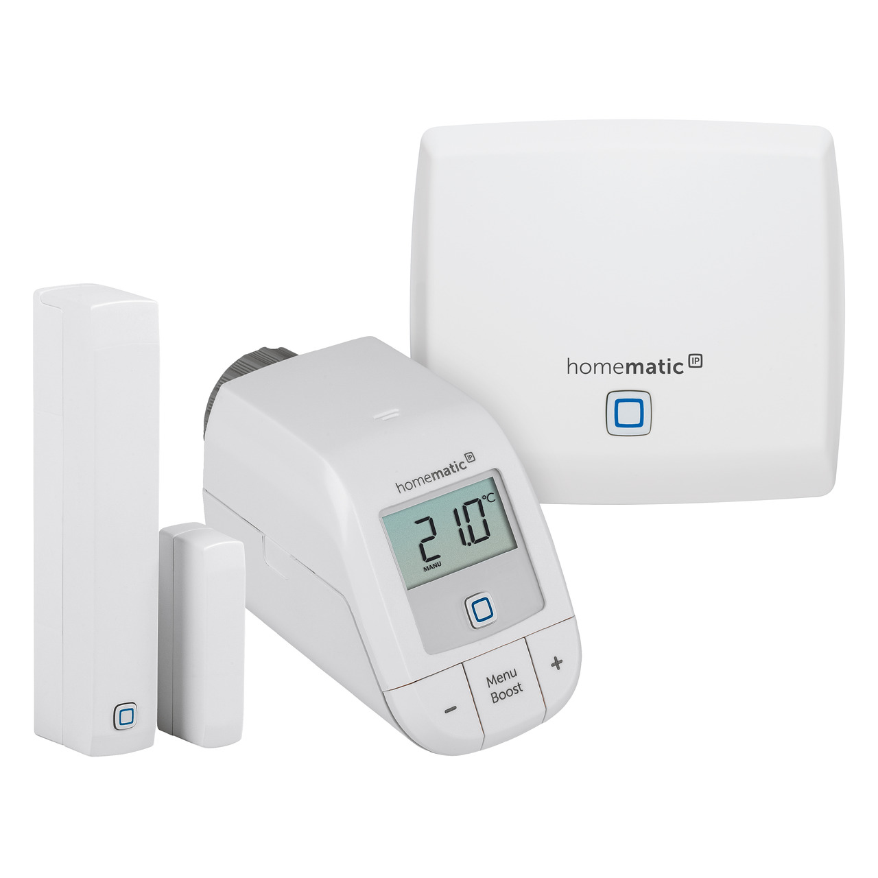 Homematic IP Set Heizen - Access Point- Heizkörperthermostat und Fenster- und Türkontakt