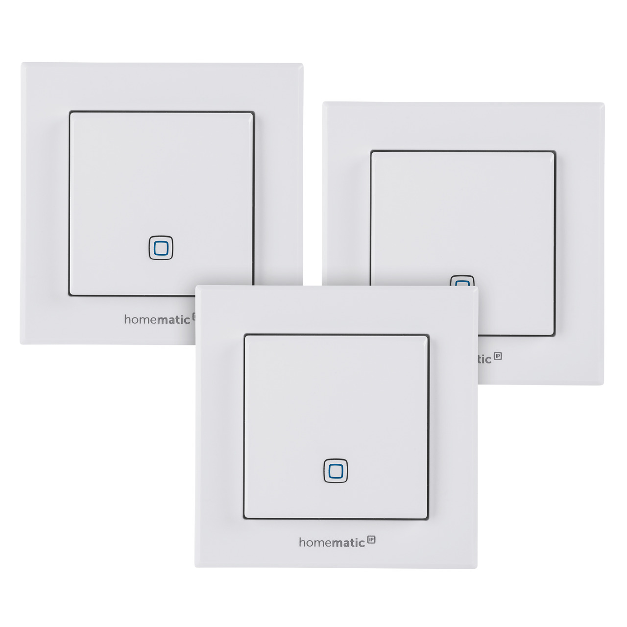 Homematic IP Smart Home 3er Set Temperatur- und Luftfeuchtigkeitssensor HmIP-STH- innen