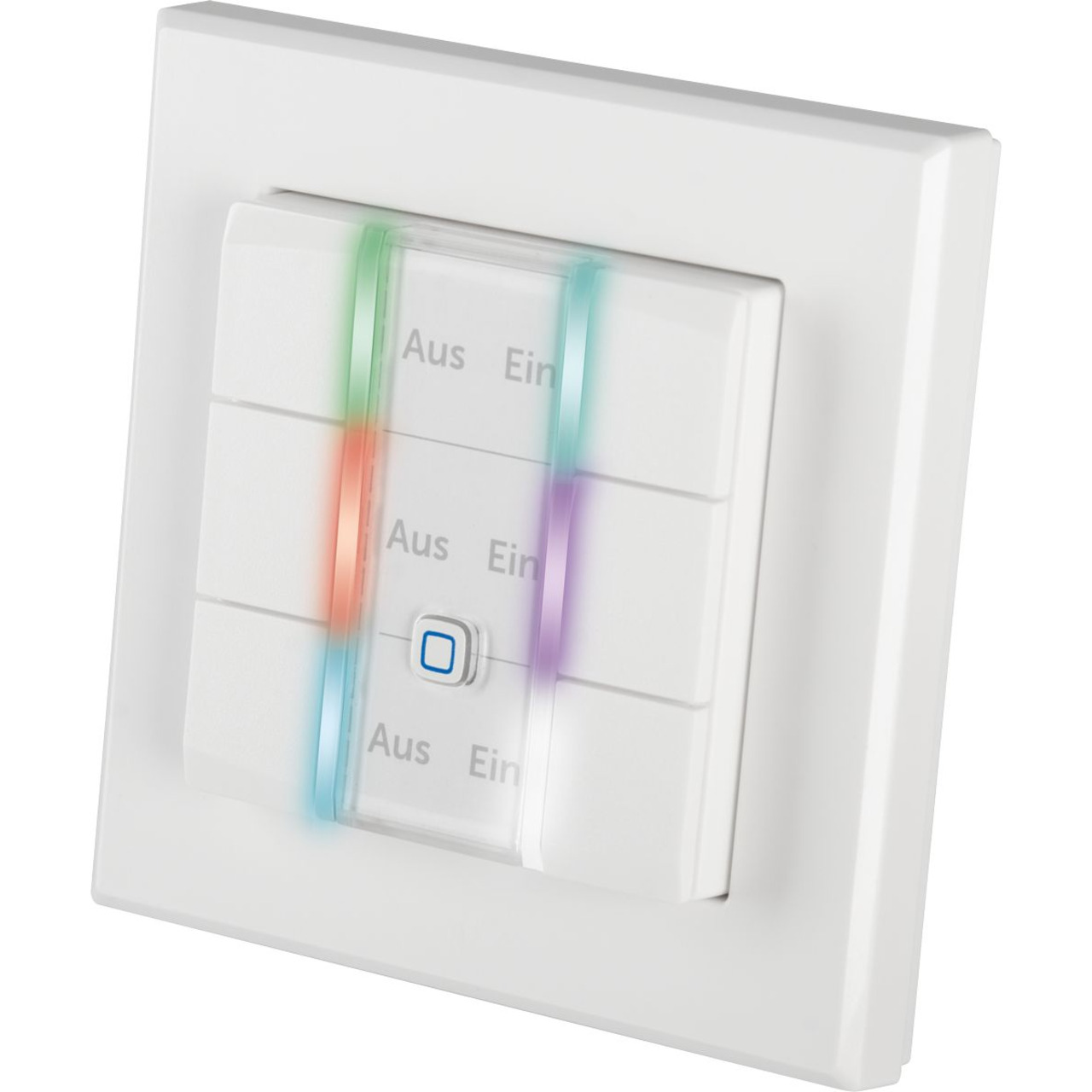 Homematic IP Wired Smart Home Wandtaster HmIPW-WRC6- 6-fach- mit LEDs unter Hausautomation