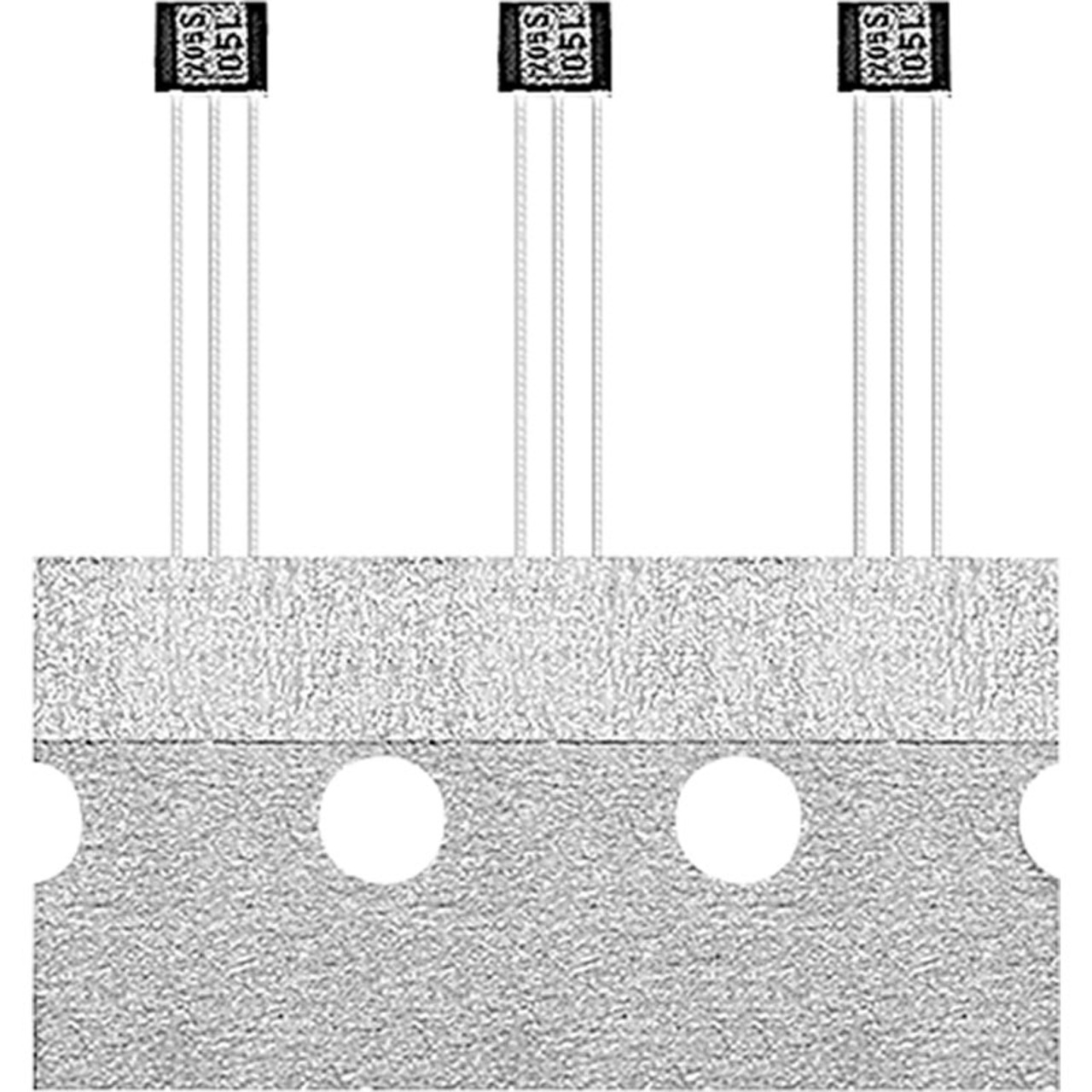 INFINEON Hallsensor TLE4945L- -10-+10 mT- PSSO3-2 unter Komponenten