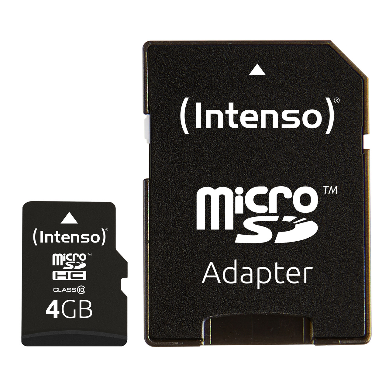Intenso microSDHC-Karte- Class 10- mit SD-Adapter- 25 MB-s- 4 GB unter PC-Hardware