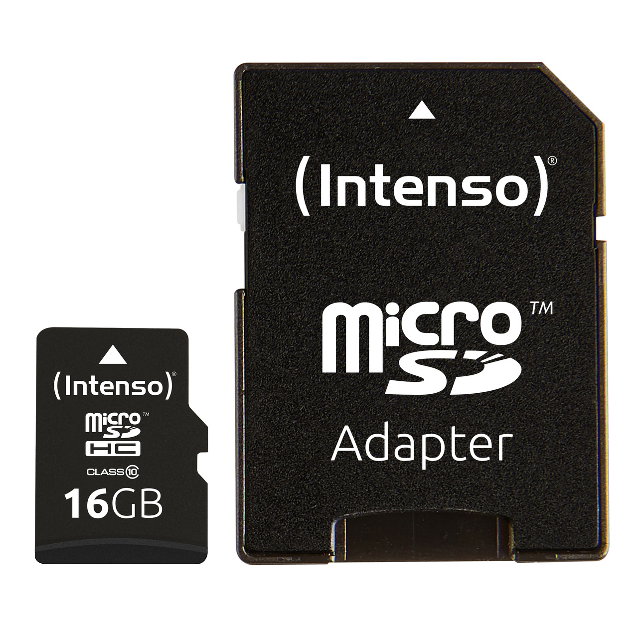 Intenso microSDHC-Karte- Class 10- mit SD-Adapter- 40 MB-s- 16 GB unter PC-Hardware
