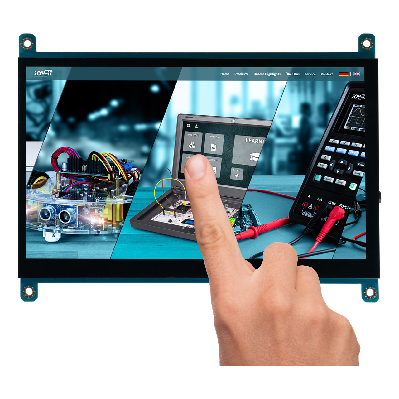 Joy-IT 17-78-cm-(7)-IPS-Touchscreen-Display  f黵 Raspberry Pi- 1024-600 Pixel