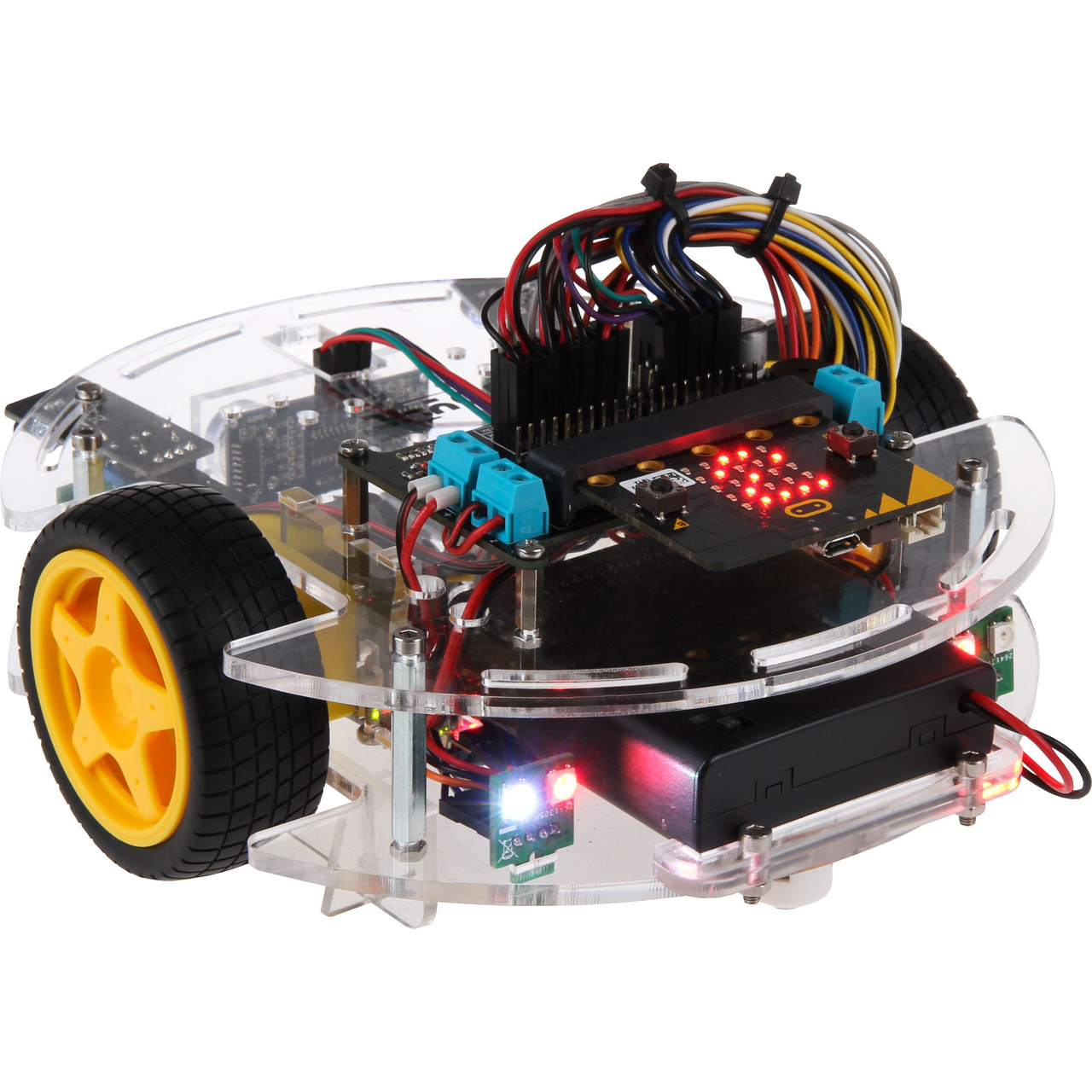 Joy-IT Bausatz programmierbares Roboterauto Joy-Car für BBC micro:bit v1-v2 (nicht inkl-) unter Bausätze