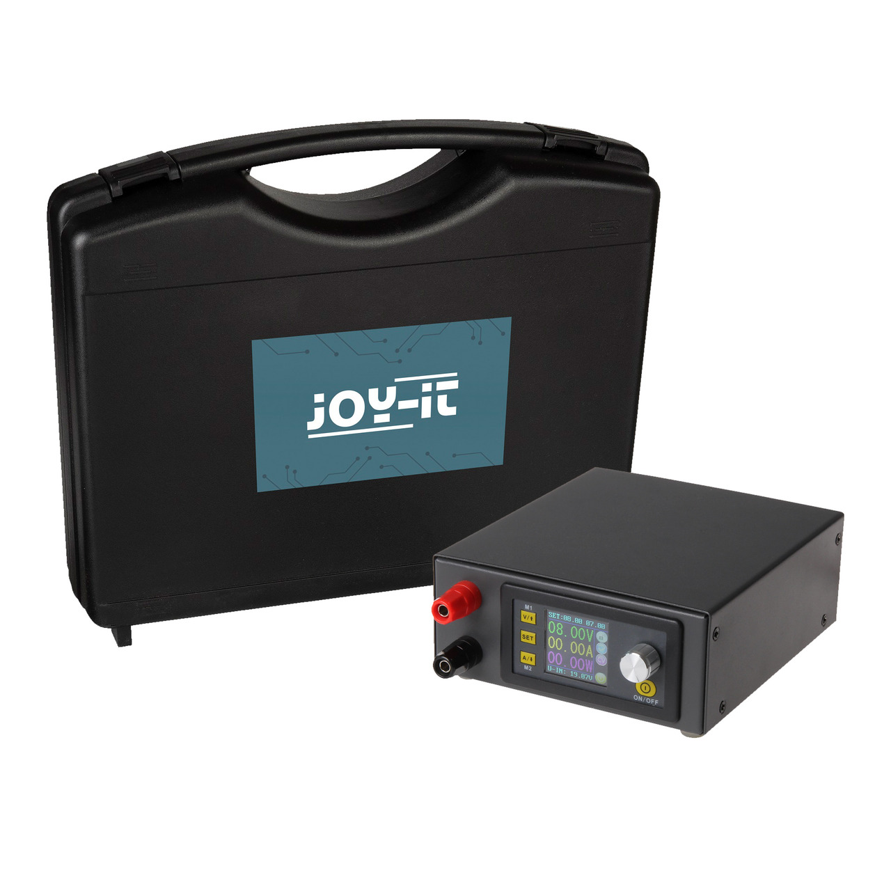 Joy-IT Step-down-Labornetzgerät JT-DPS5015-Set- inkl- Gehäuse und Zubehör- 0 - 50 V-0 - 15 A unter Stromversorgung