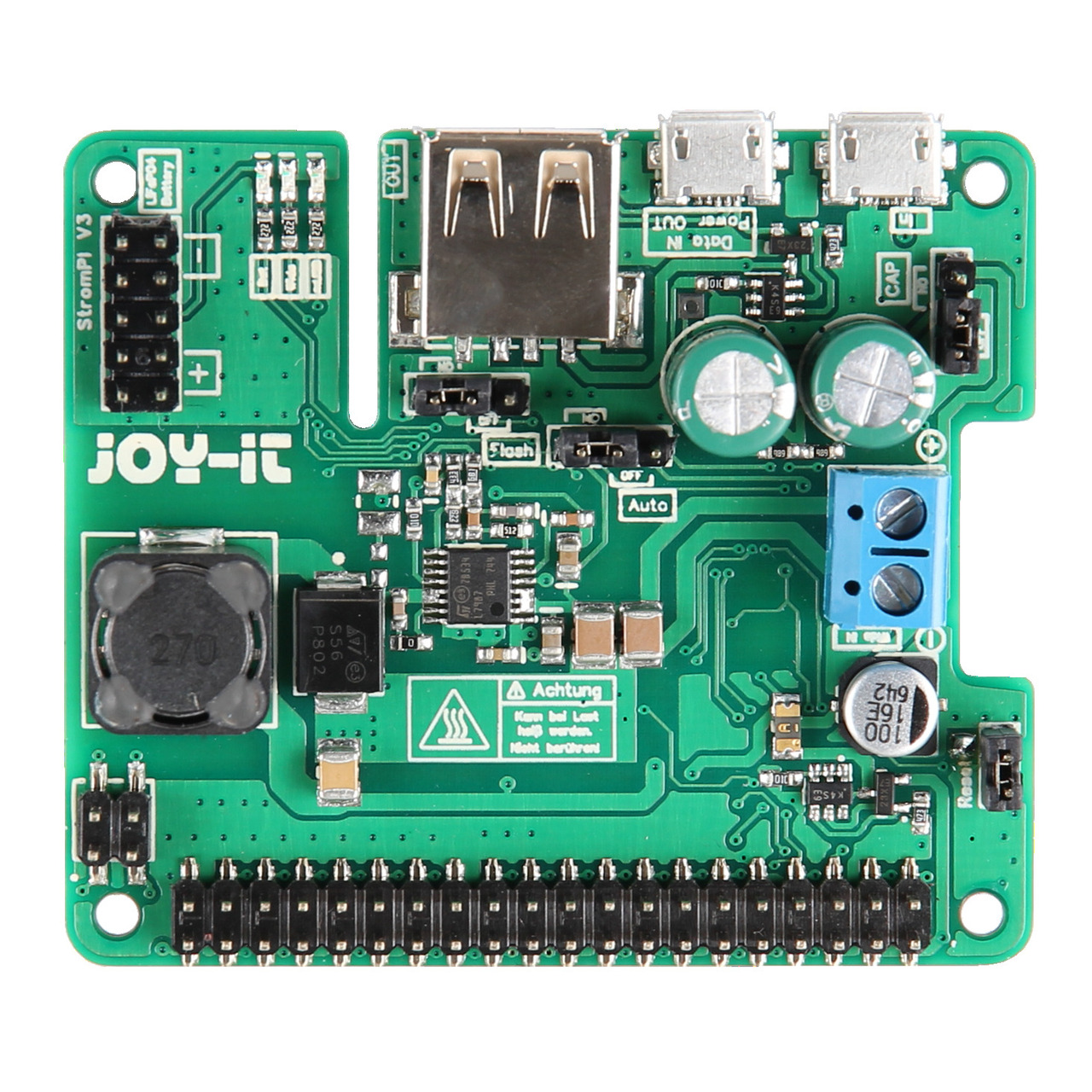 Joy-IT StromPi 3- Stromversorgung und USV für Raspberry Pi unter Bausätze