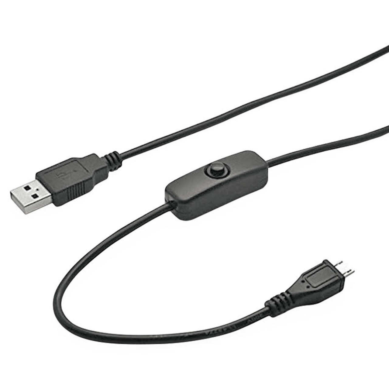 Joy-IT USB-Ladekabel mit Ein-Aus-Schalter- USB-Stecker(Typ A) auf micro-USB-Stecker- schwarz- 1-5 m unter PC-Hardware