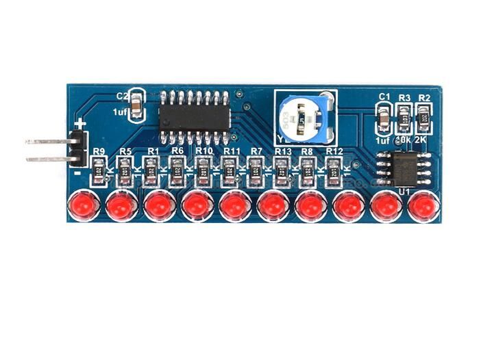 LED Lauflicht fertig aufgebaut