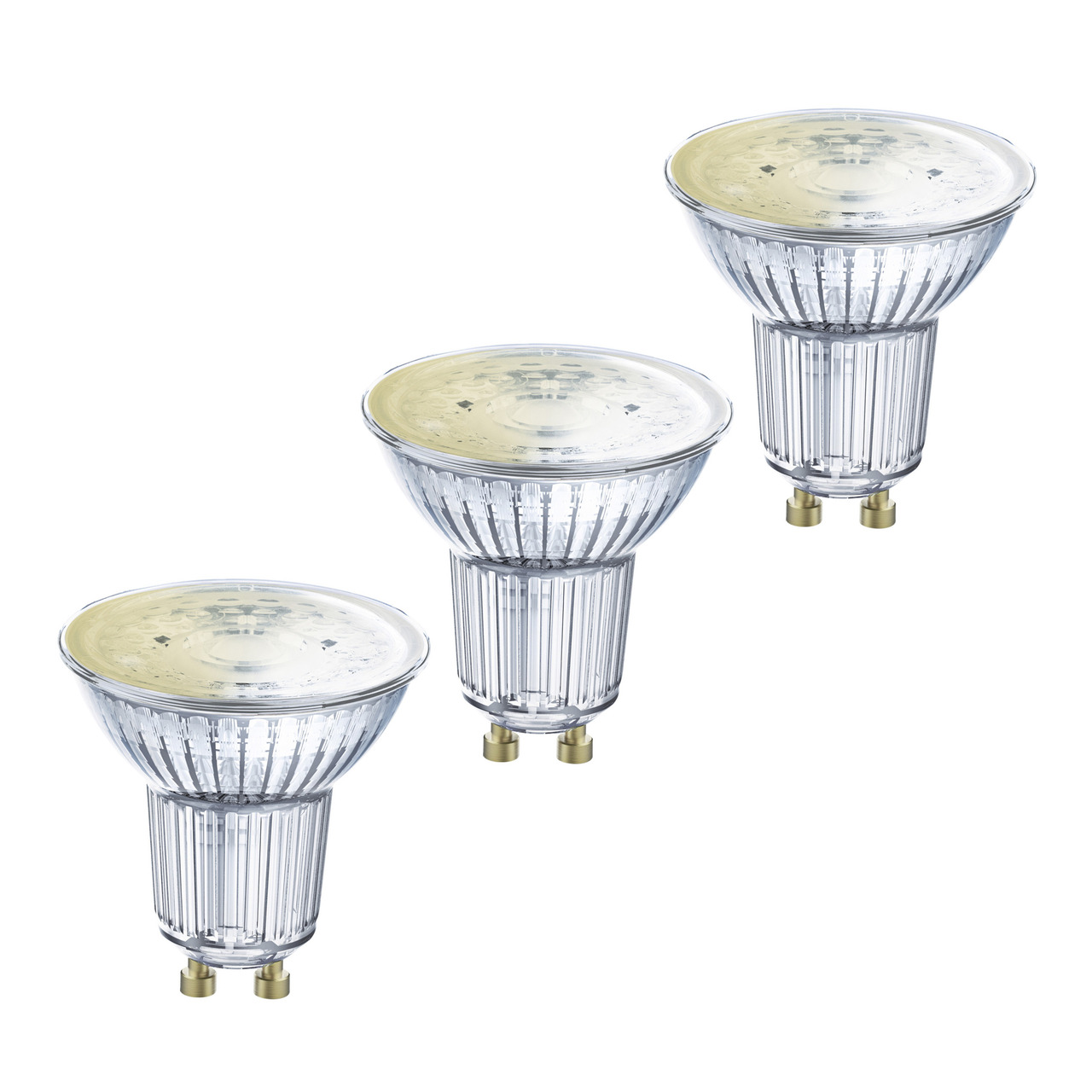 LEDVANCE 3er-Set SMART+ WiFi 4-9-W-LED-Lampe PAR16- GU10- 350 lm- warmweiss- 2700 K- dimmbar- App unter Beleuchtung
