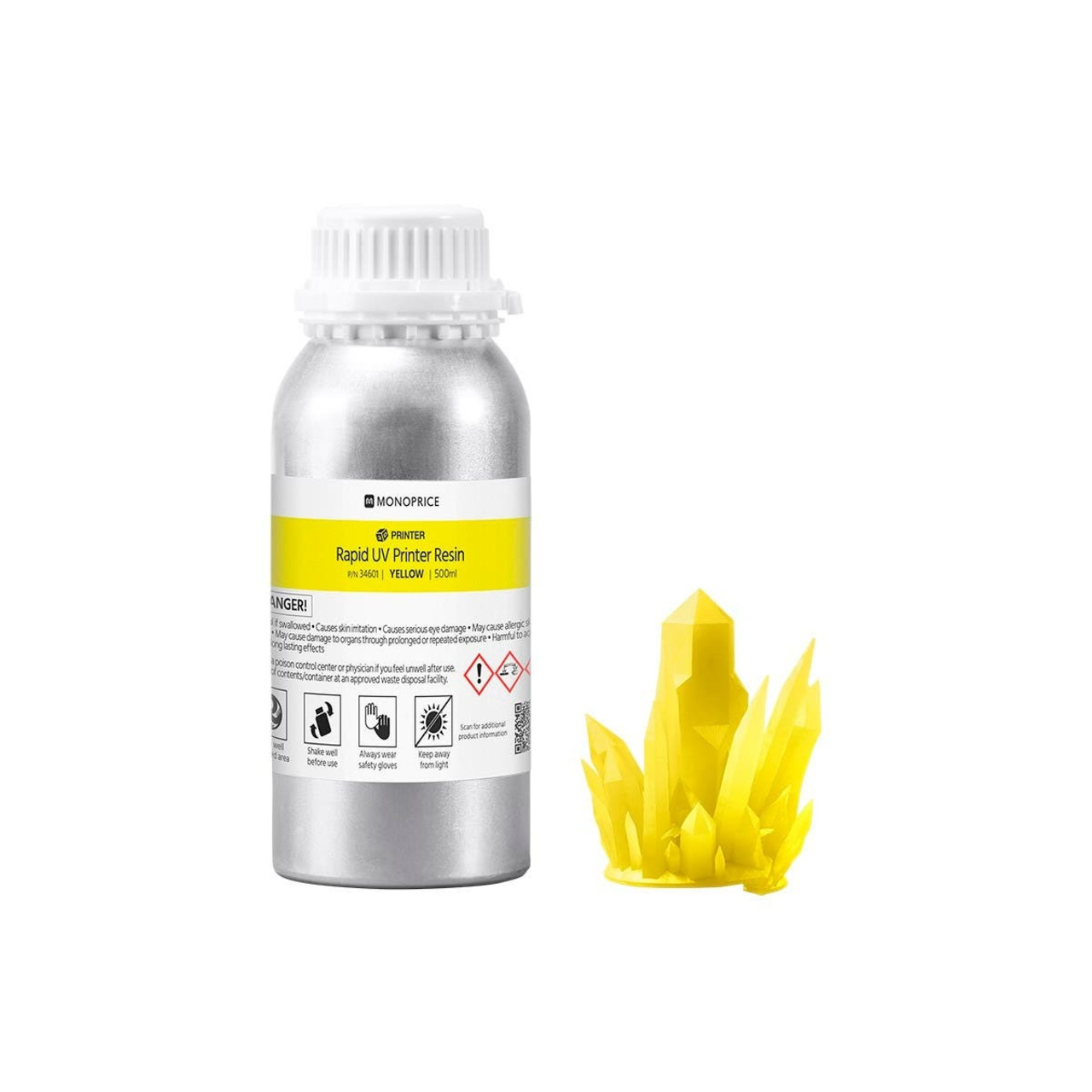 Monoprice-Resin-Kunstharz- 500 ml- gelb - für 3D-Drucker Mini-SLA unter PC-Hardware