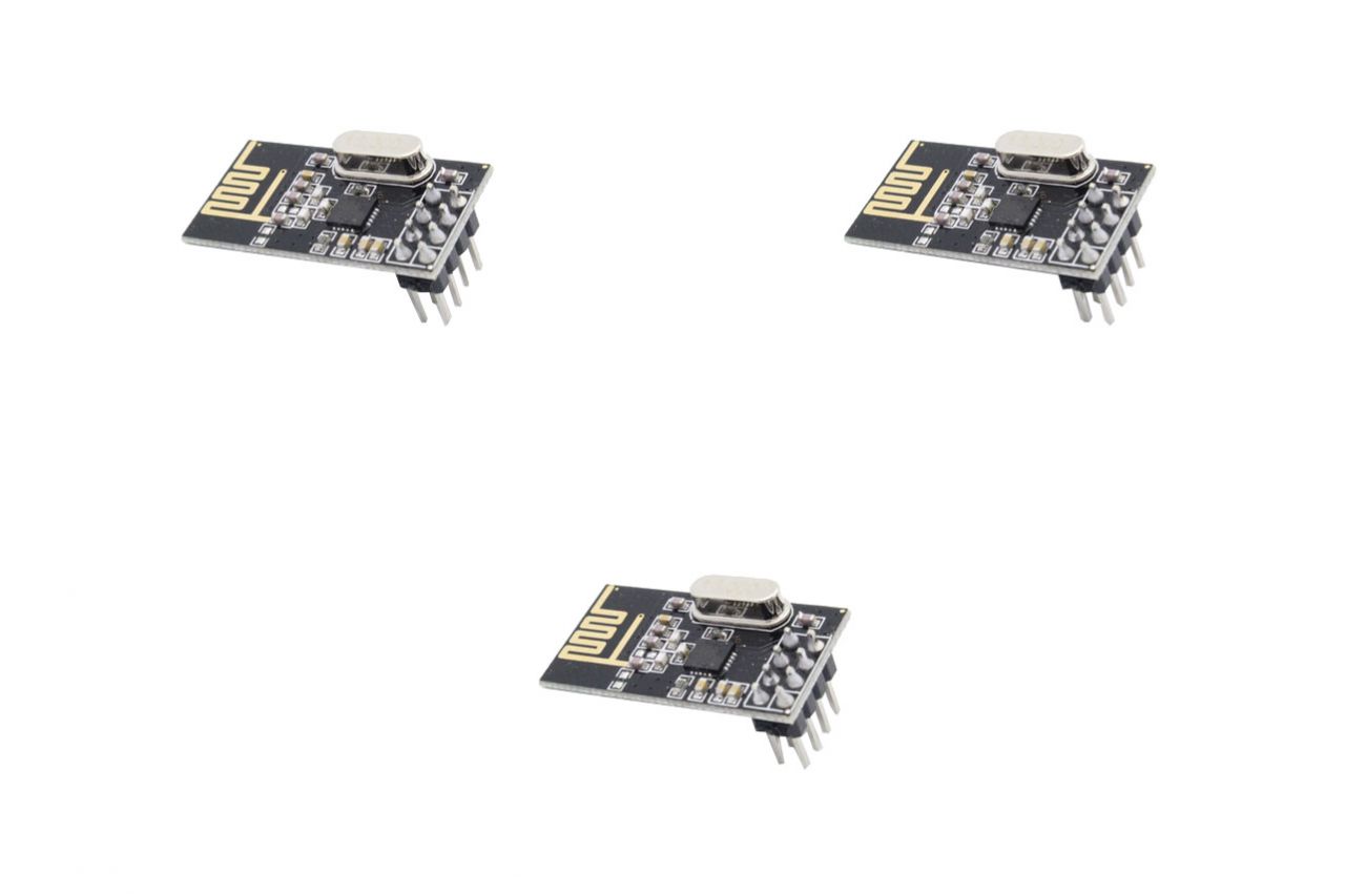 NRF24L01+ Wireless Funkmodul-Empfnger 2-4 GhZ  bis 100m (3 Stck) unter Erweiterungsmodule > Module > Funk / Wireless