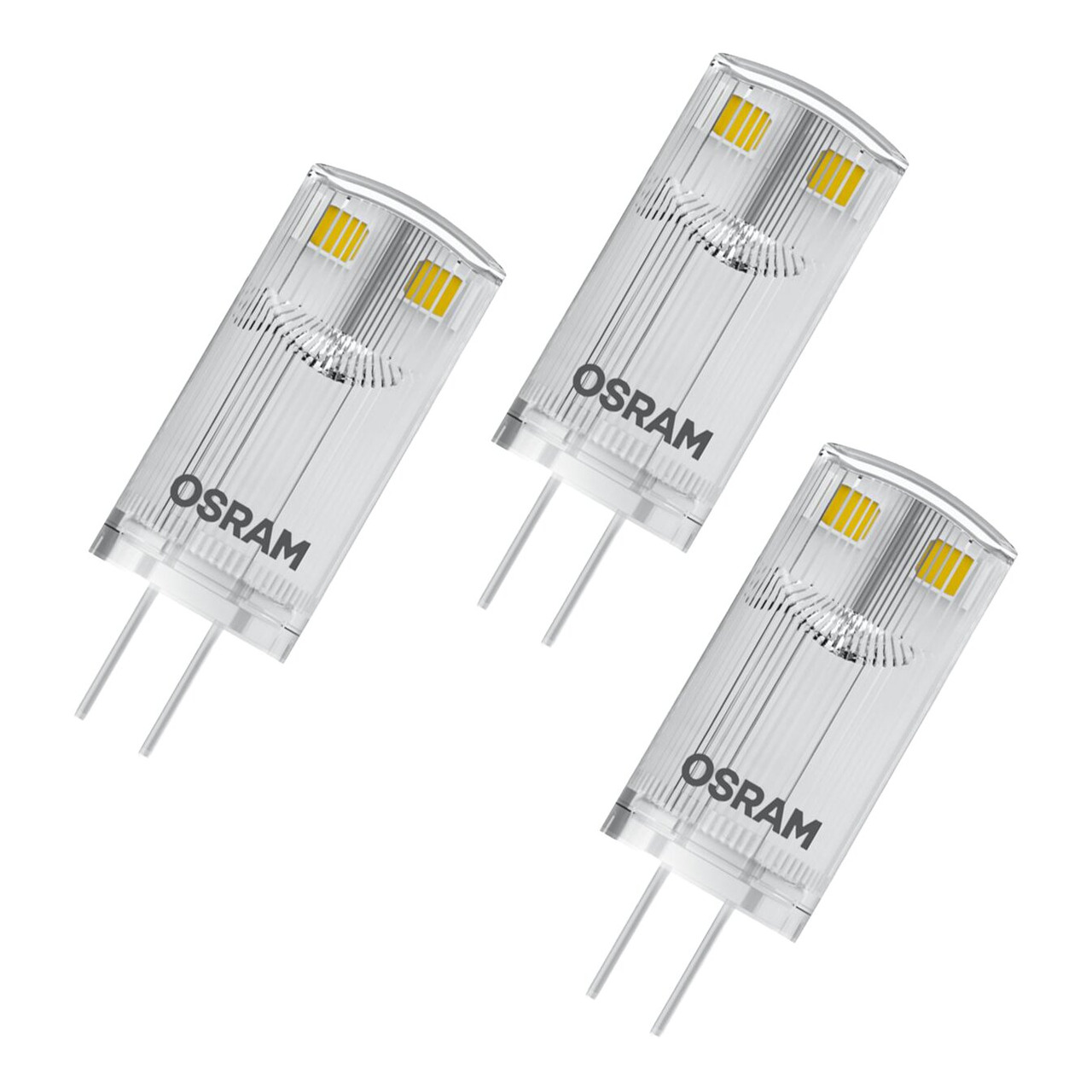 OSRAM 3er Set 0-9-W-LED-Lampe T12- G4- 100 lm- warmweiss- 12 V