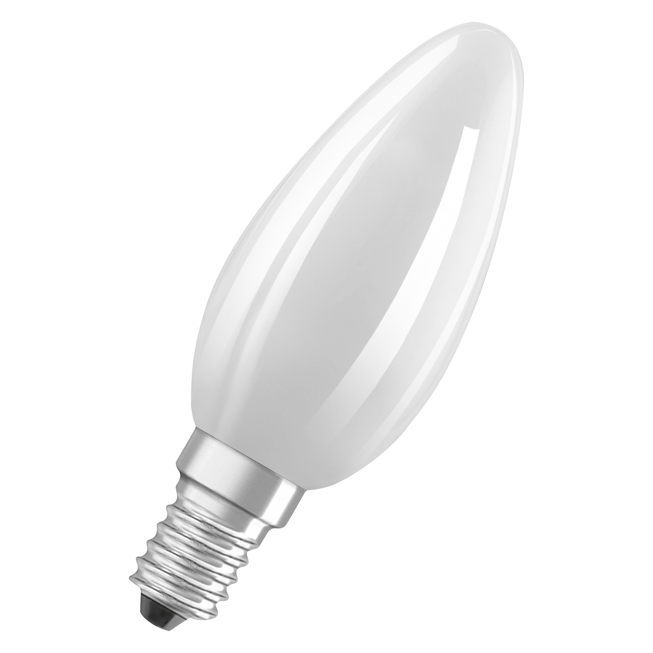 OSRAM 5-5-W-LED-Kerzenlampe- E14- 806 lm- warmweiss- matt unter Beleuchtung