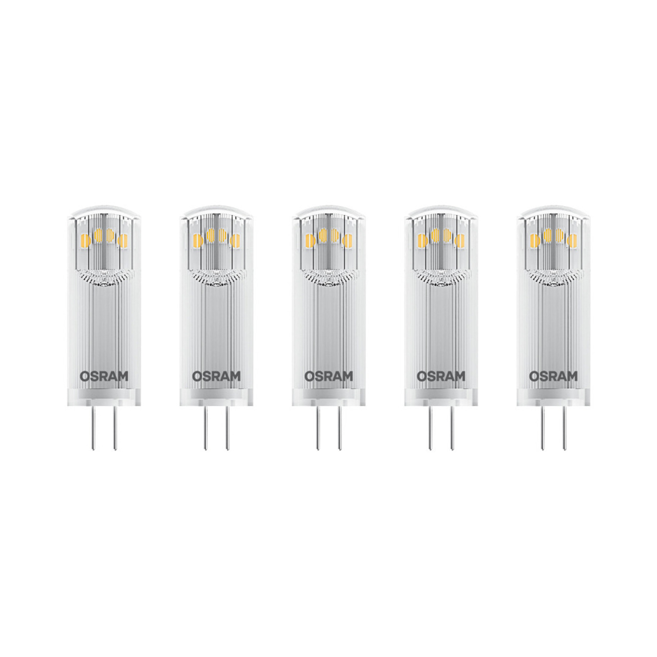 OSRAM 5er Pack 1-8-W-G4-LED-Lampen- warmweiss- 12 V AC unter Beleuchtung