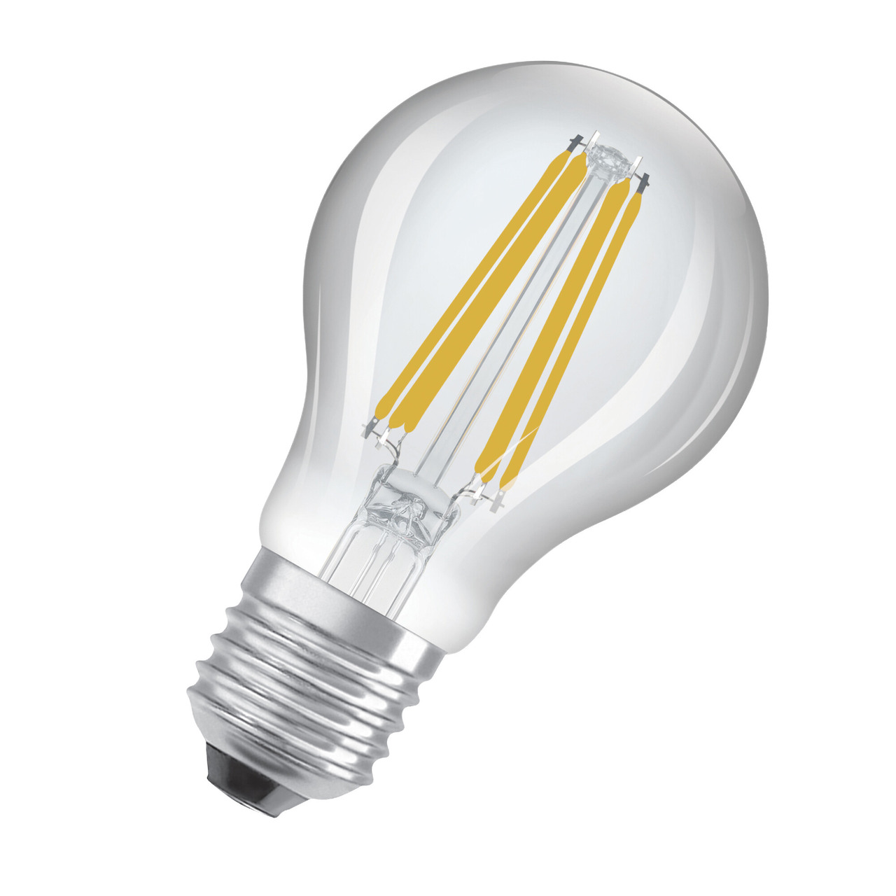 OSRAM Hocheffiziente 8-2-W-LED-Lampe SUPERSTAR+ E27- 1521 lm- 2700 K- 185 lm-W- FIL- EEK B- dimmbar