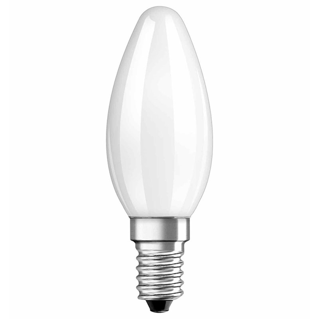 OSRAM LED RETRO Glass Bulb 4-W-Filament-LED-Kerzenlampe- E14- matt unter Beleuchtung