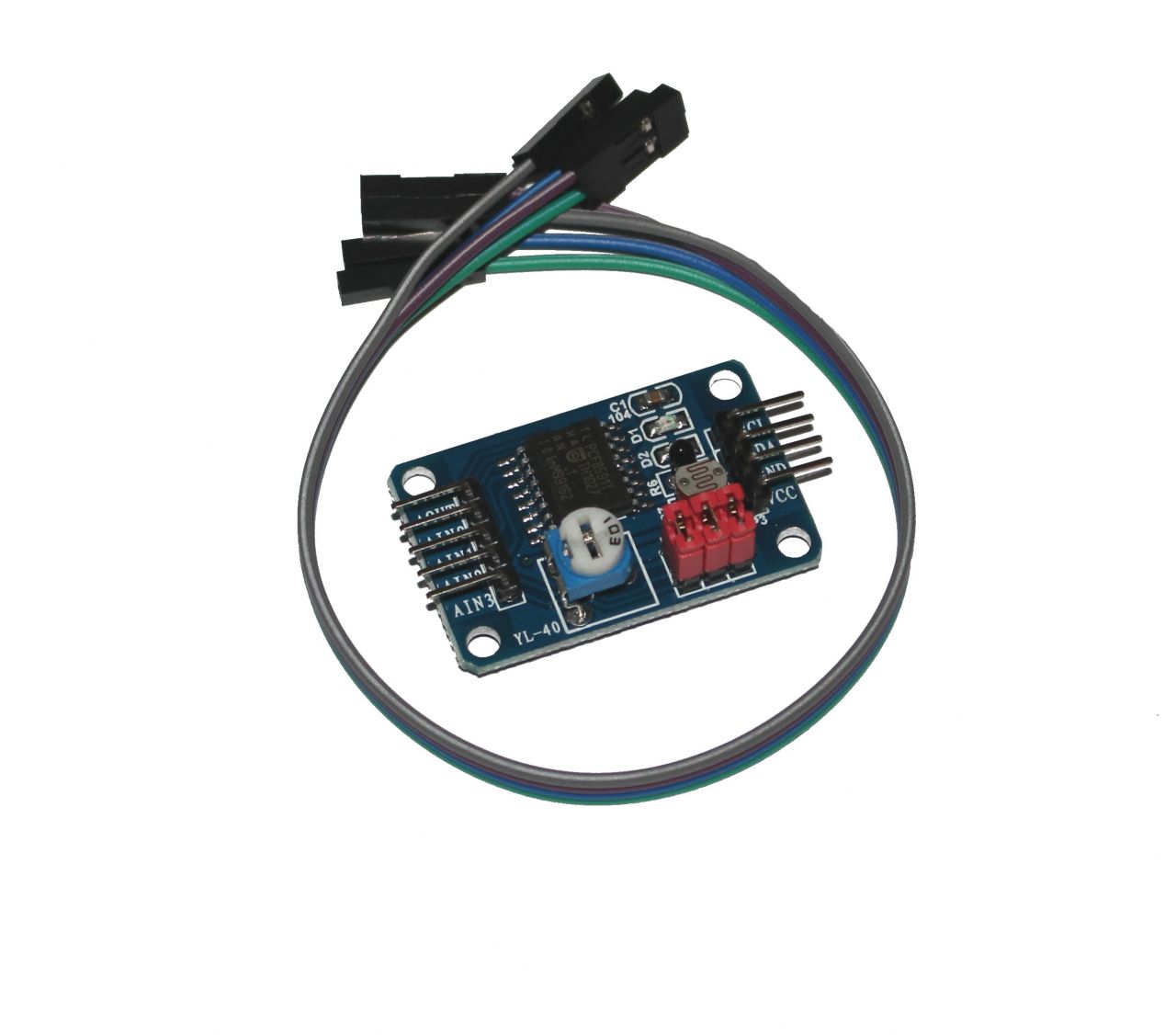 PCF8591 AD-DA Konverter Analog zu Digital Wandler unter Erweiterungsmodule > Module > Schnittstellen