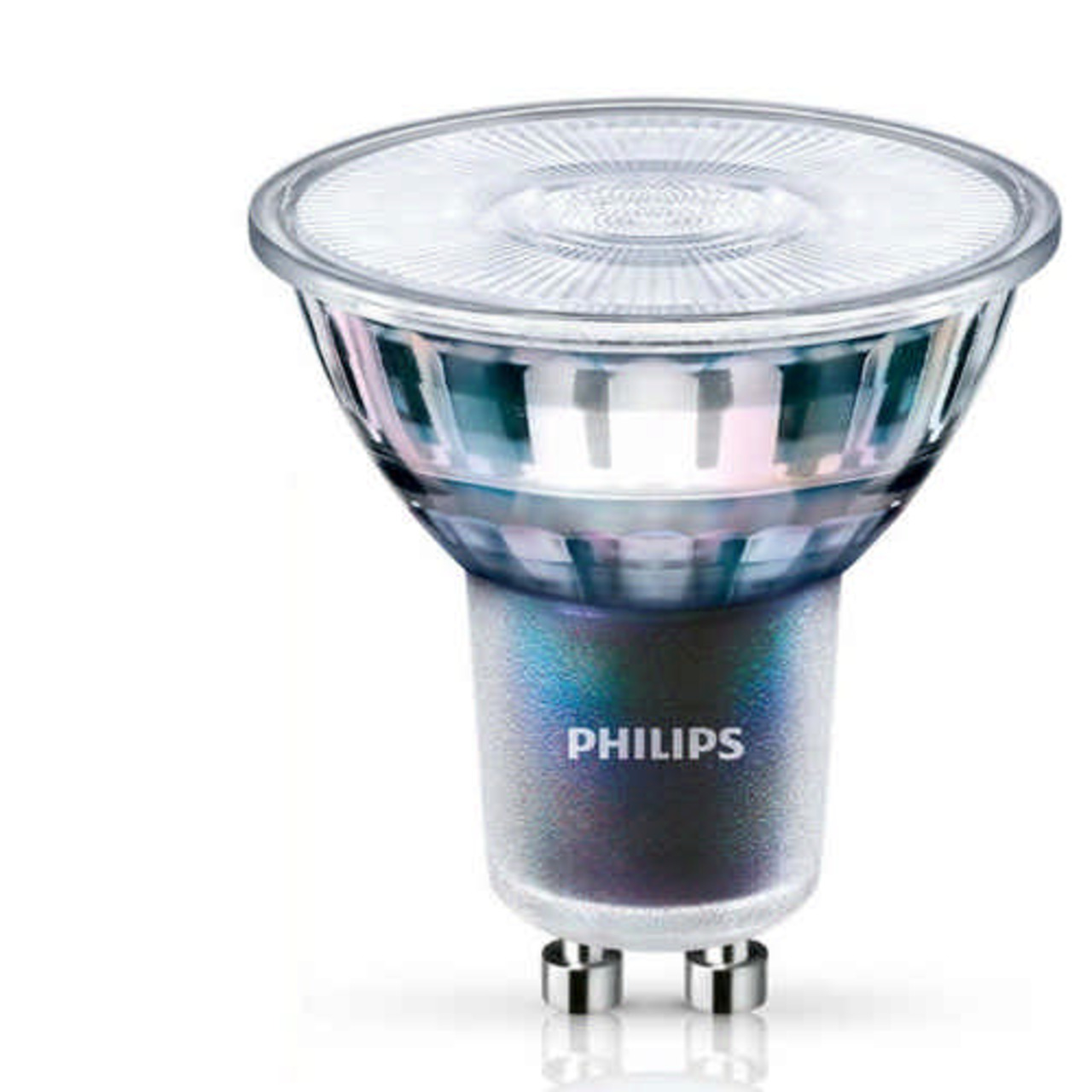 Philips MASTER ExpertColor 5-5-W-GU10-LED-Lampe- 375 lm- 97 Ra- 36- 3000K- warmweiss- dimmbar unter Beleuchtung