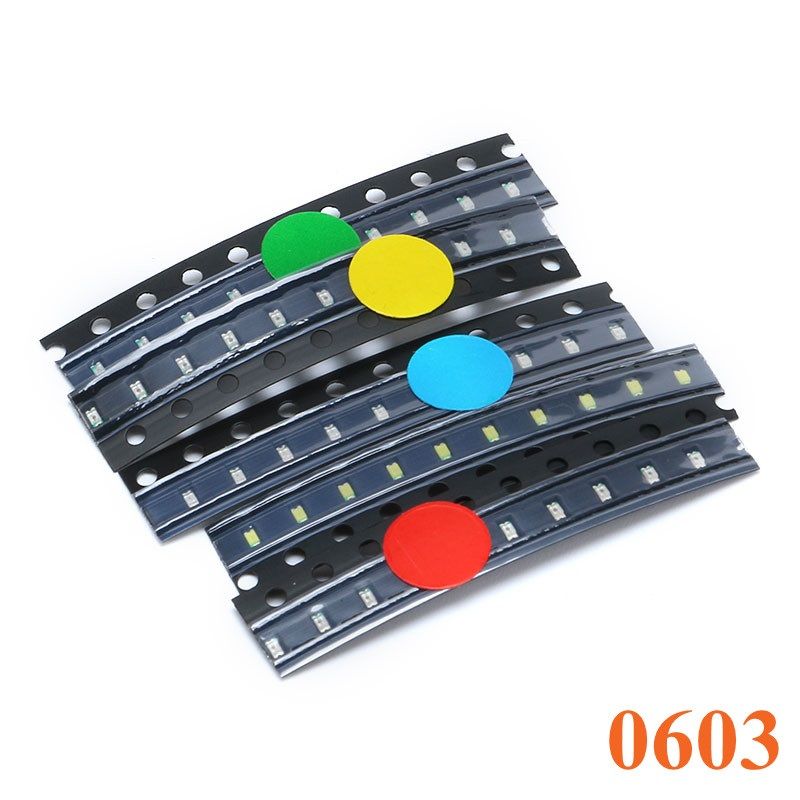 Sortiment SMD LEDs 5 Farben a 10 Stück unter Bauelemente > aktive Bauelemente