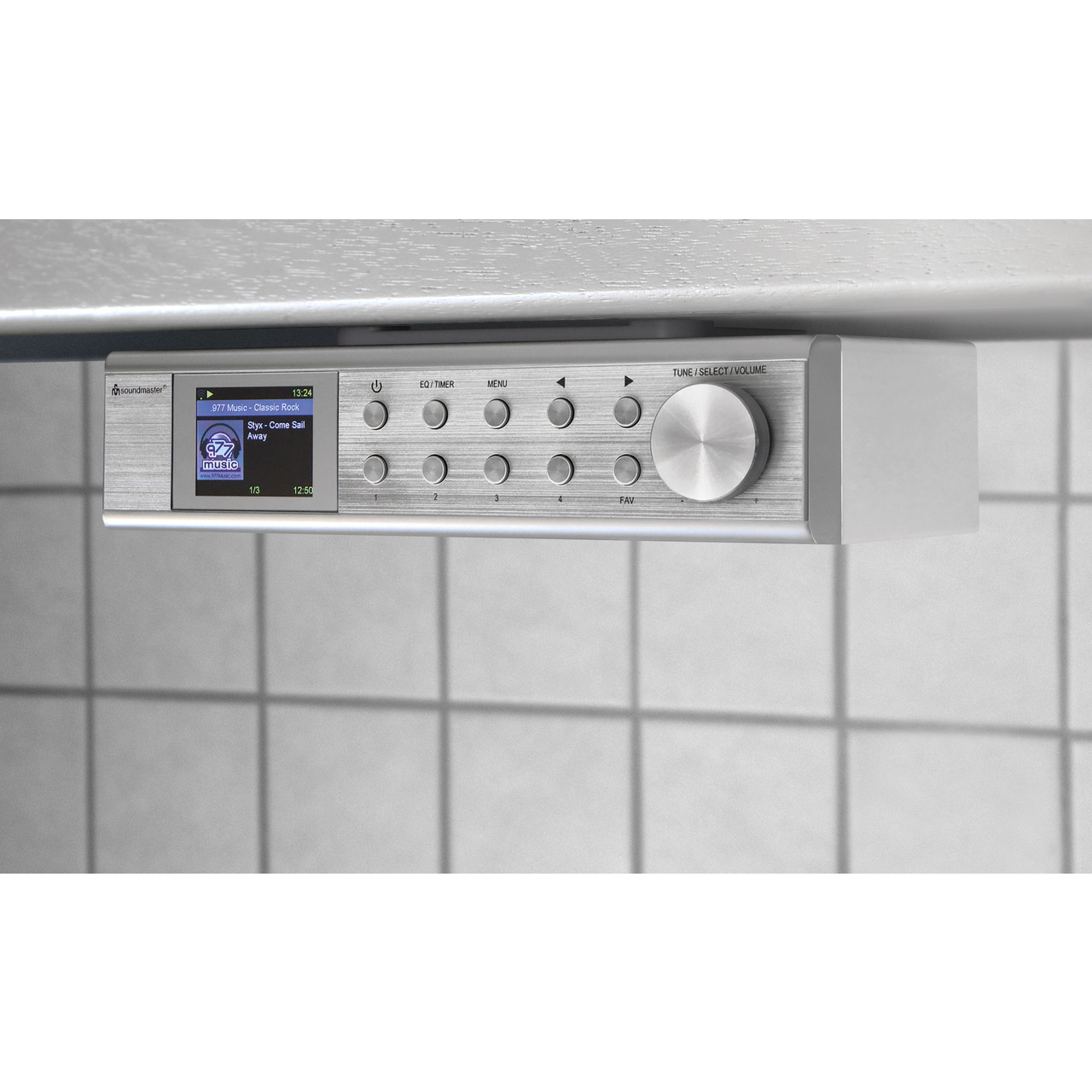 Soundmaster Unterbau-Küchenradio IR1500SI- UKW-DAB+-Internetradio- Bluetooth-Funktion- UPnP- WLAN